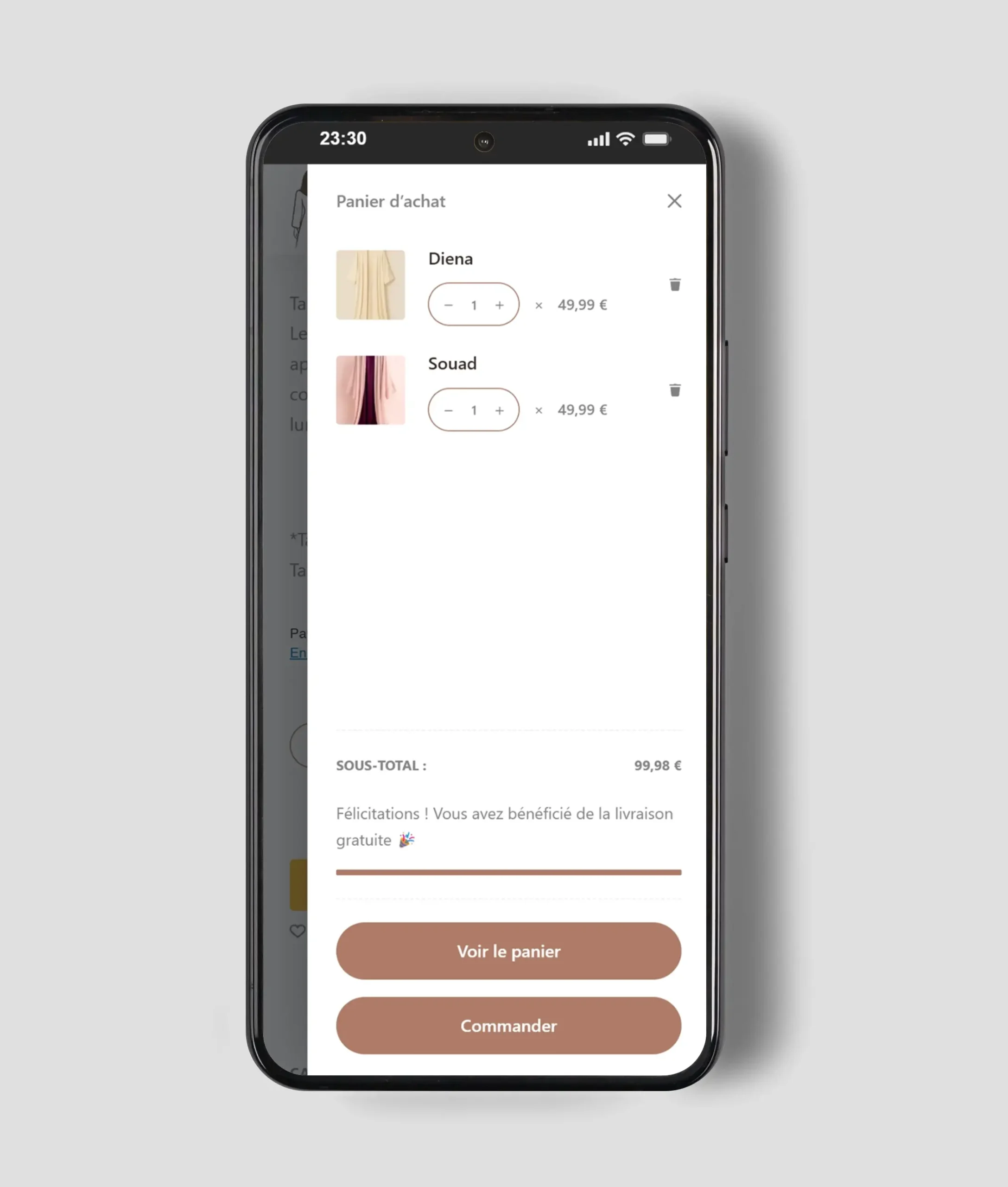 Omalisha Clothing — mobile 2