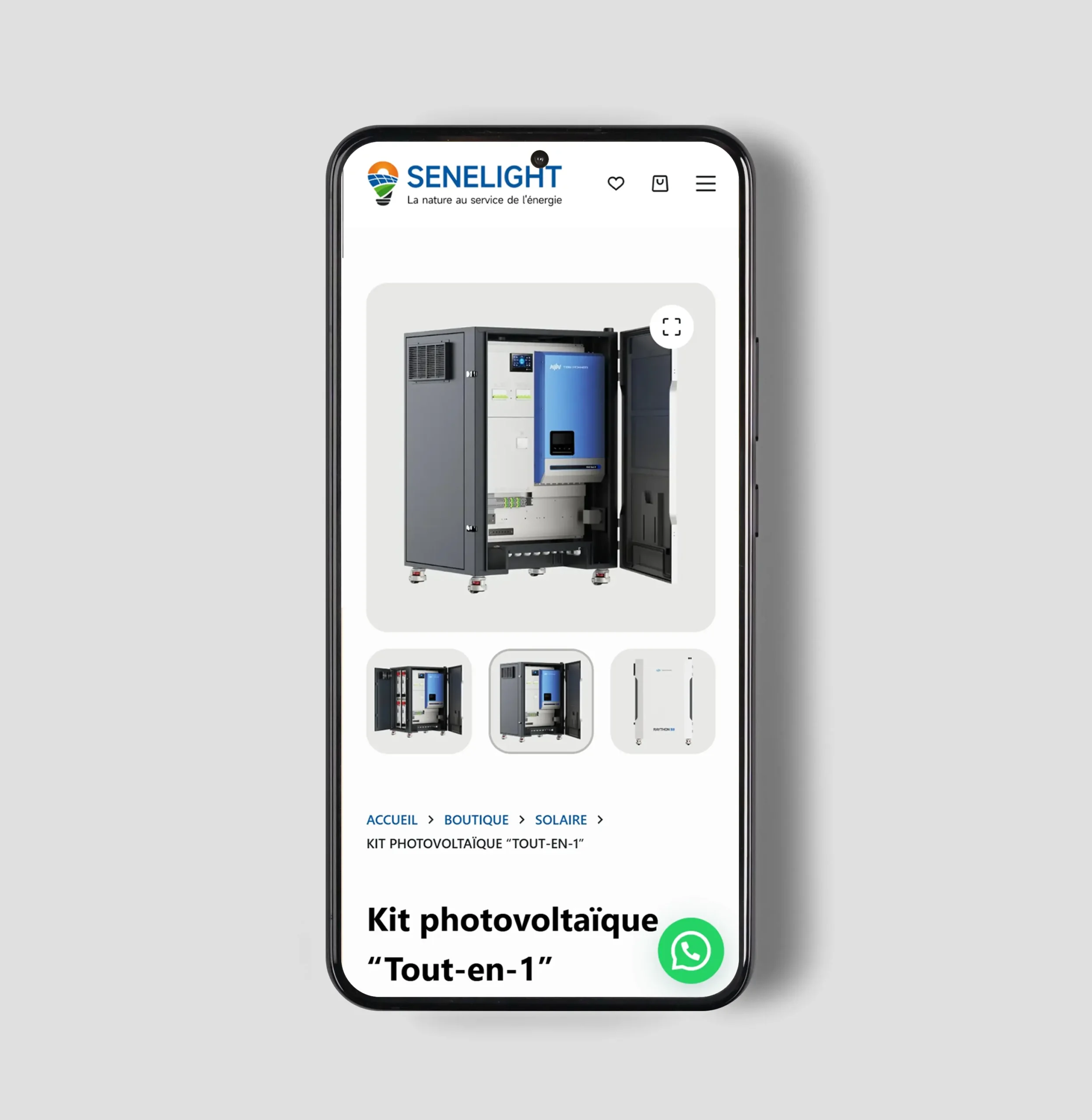 Senelight — mobile 2