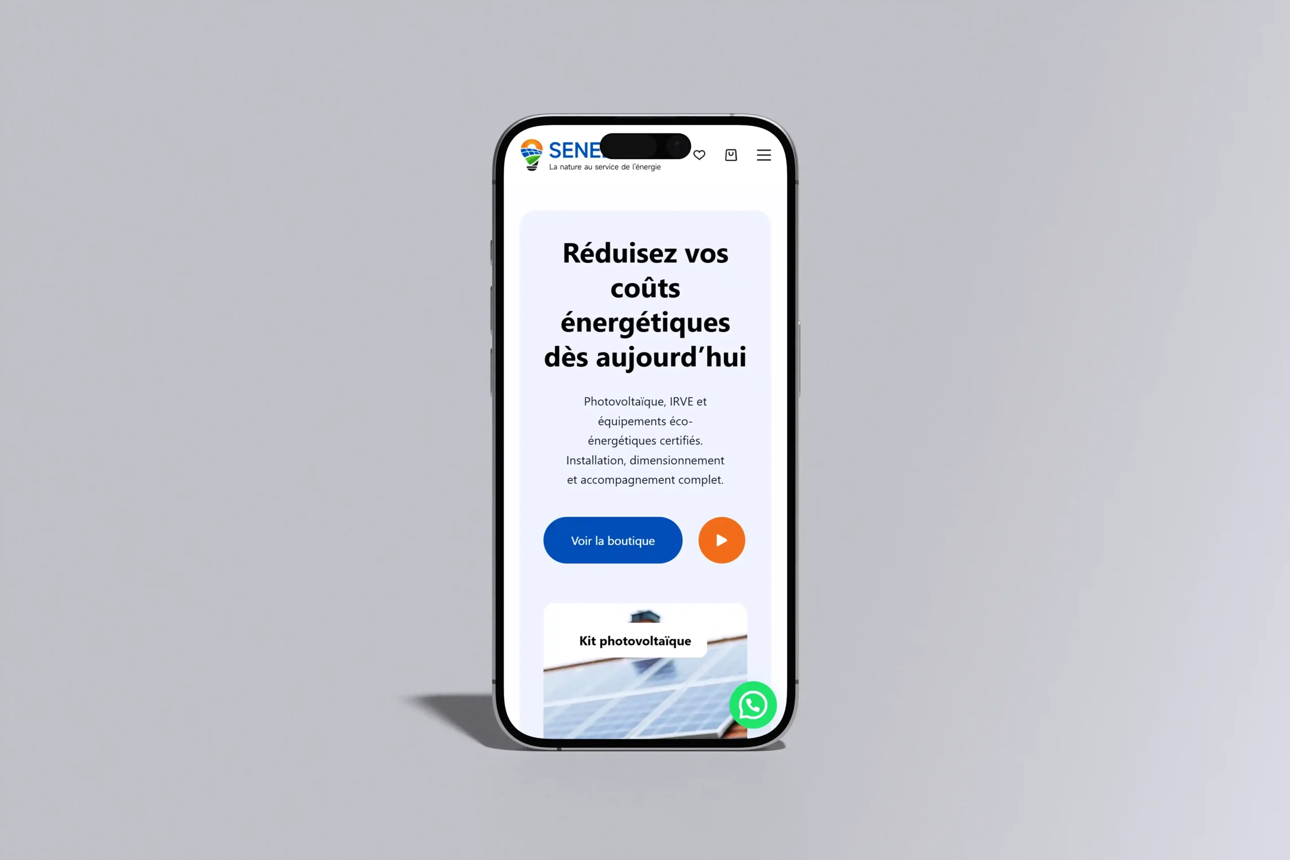 Senelight — mobile 1